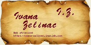 Ivana Zelinac vizit kartica